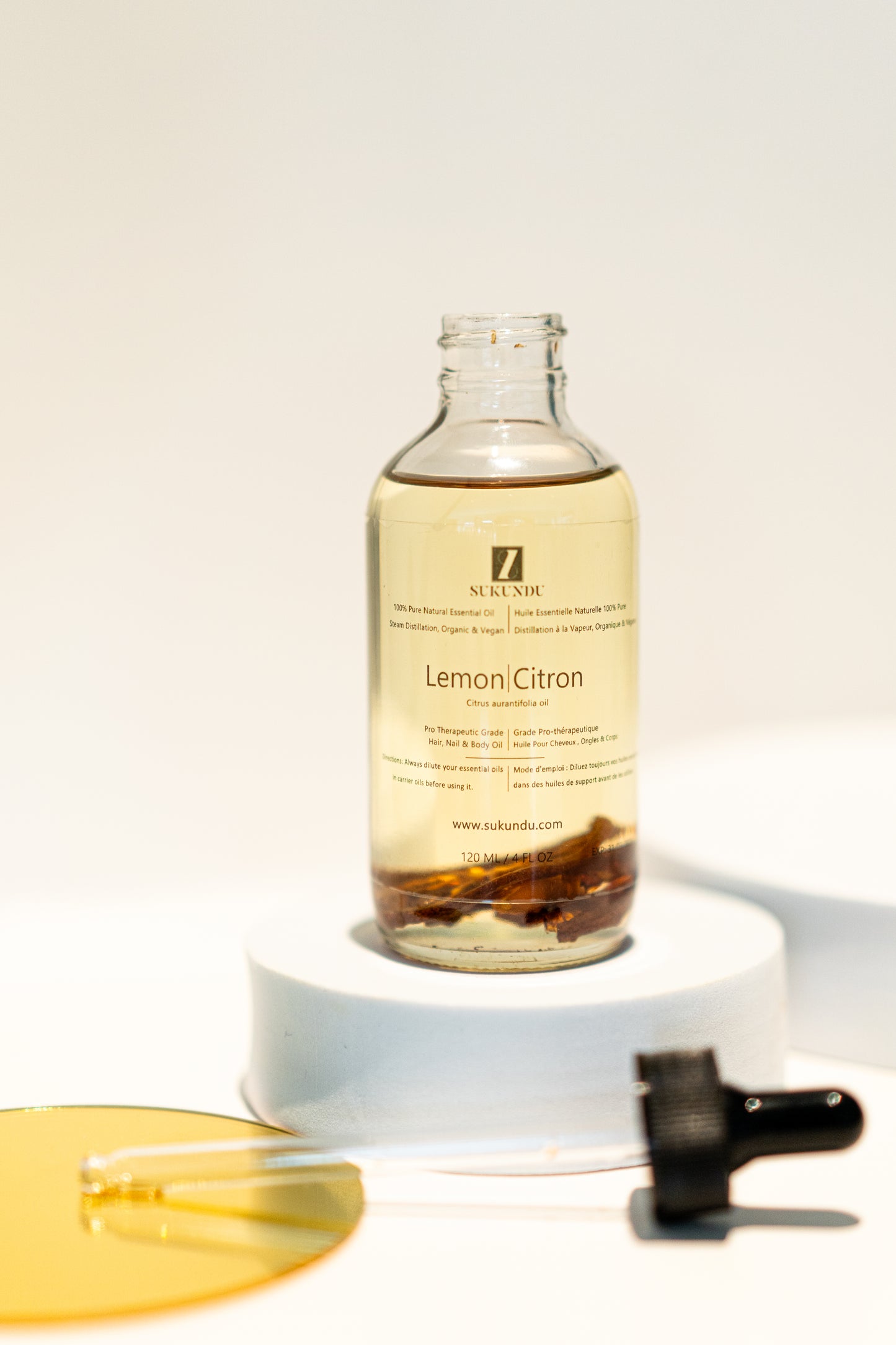 Huile essentielle de citron